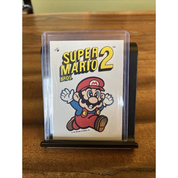RARE 1989 O Pee Chee SERIES 2 Nintendo Sticker Tips #40 Super Mario Bros 2 - Picture 8 of 8